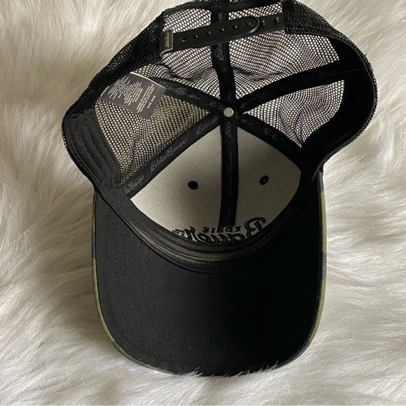 Eddie Bauer Camo Trucker‎ Hat Mens One Size Cap Snap Back - Picture 5 of 8